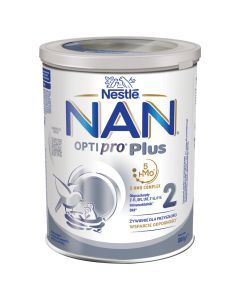 Nestle Nan Optipro Plus 2, 5 HMO, mleko następne dla niemowląt powyżej 6. miesiąca, 800 g