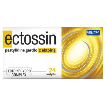 Ectossin, pastyl. na gardlo z ektoina, 24 szt.