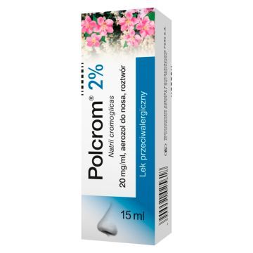 Polcrom 2%, (2,8 mg/dawkę), aerozol do nosa, 15 ml