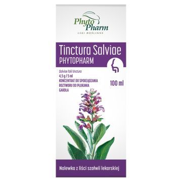 Tinctura Salviae Phytopharm, nalewka, 100 ml 