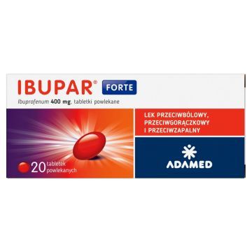Ibupar forte, 400 mg, tabletki powlekane, 10 szt.