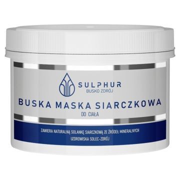 Sulphur Zdrój, buska maska siarczkowa do ciała, 500 g