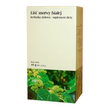 Liść morwy białej, herbatka ziołowa w saszetkach, 2g, 20 szt. (Flos)