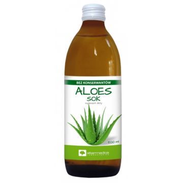 Aloes, 100%,(99,7%), sok z aloesu,1000 ml