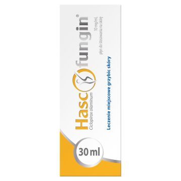 Hascofungin, 10 mg/ml, płyn do stosowania na skórę, 30 ml