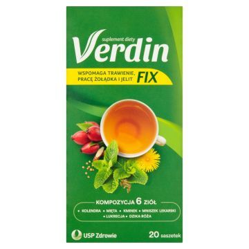 Verdin fix, saszetki, 20 szt.