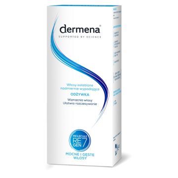 Dermena Hair Care, odżywka do włosów wzmacniająca i ułatwiająca rozczesywanie, 200 ml