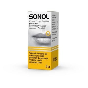 Sonol, płyn do stosowania na skórę, 8 g