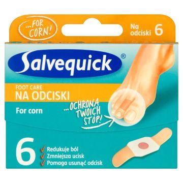 Salvequick Med Corn, plastry na odciski, 6 szt.