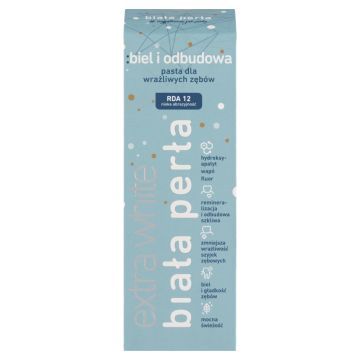 Biała Perła biel i odbudowa, pasta do zębów, 75 ml