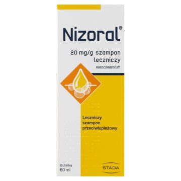 Nizoral, 20 mg/g, szampon leczniczy, 60 ml (butelka)