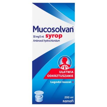 Mucosolvan, 30 mg/5 ml, syrop, 200 ml
