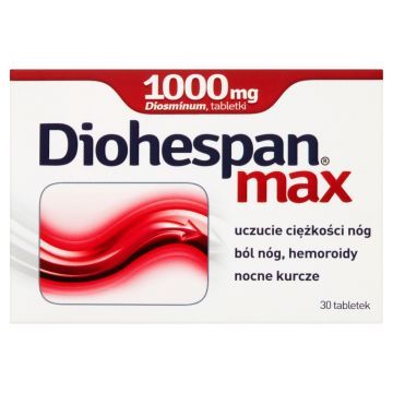 Diohespan max, 1000 mg, tabletki, 30 szt.