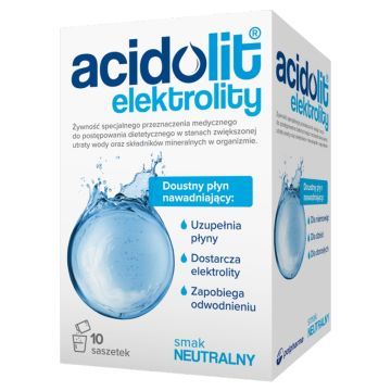 Acidolit, proszek bezsmakowy dla niemowląt, 4,35 g,10 saszetek