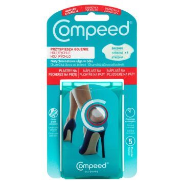 Compeed, plastry na pęcherze na piętę dla kobiet, 5 szt.