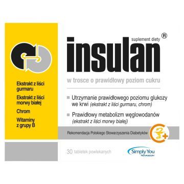 Insulan, tabletki powlekane, 30 szt.