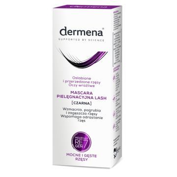 Dermena Lash Care, mascara pielęgnacyjna, wzmacniająca rzęsy, 10 ml