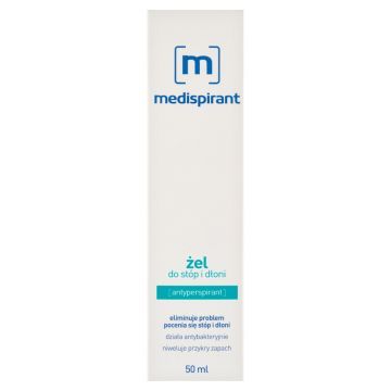 Medispirant, żel do stóp i dłoni antyperspirant, 50 ml