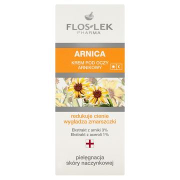 Flos-Lek Pharma Arnica, krem pod oczy arnikowy, 30 ml