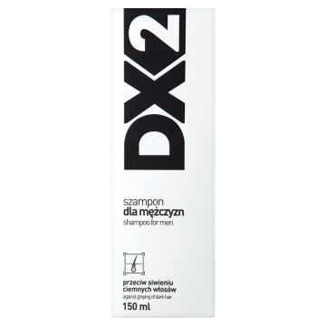 DX2, szampon dla mężczyzn przeciw siwieniu ciemnych włosów, 150 ml