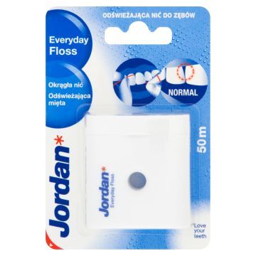 Jordan Everyday Floss, odświeżająca nić do zębów, 50 metrów