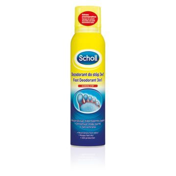 Scholl, dezodorant do stóp 3w1, 150 ml