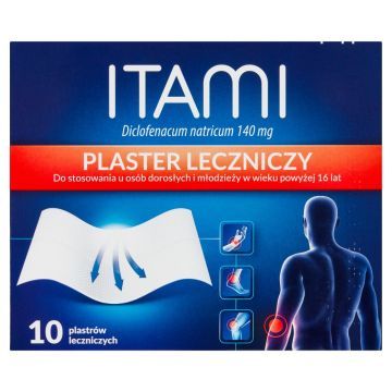 Itami, 140 mg, plaster leczniczy, 10 sztuk