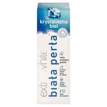 Biała Perła Plus Krystaliczna Biel, wybielająca pasta do zębów, 75 ml