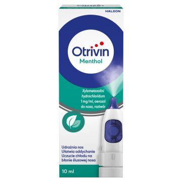 Otrivin Menthol, 1 mg/ml,aer.do nosa, 10 ml
