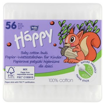 Bella Baby Happy, patycz.,higieniczne, 56 szt