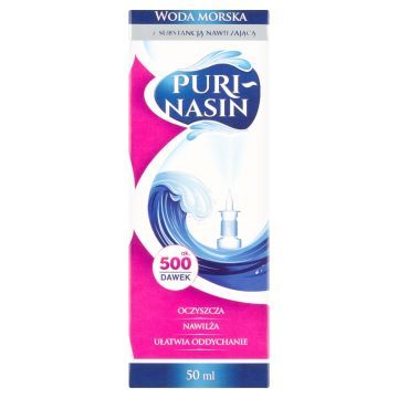Puri-nasin, roztwór izotoniczny wody morskiej, spray, 50 ml
