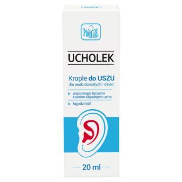 Ucholek, krople do uszu, 20 ml