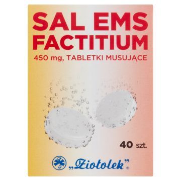 Sal Ems factitium, tabletki musujące, 40 szt. (Ziołolek)