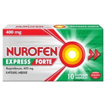 Nurofen Express Forte, 400 mg, kapsułki miękkie, 10 szt.