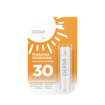 DERMI Sun Pomadka ochronna SPF 30, 4,9 g 