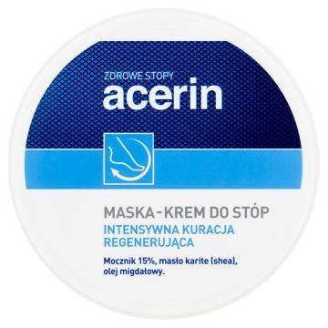 Acerin Zdrowe Stopy, maska-krem do stóp, 125 ml