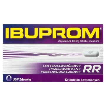 Ibuprom RR Max, 400 mg, tabletki powlekane, 12 szt.