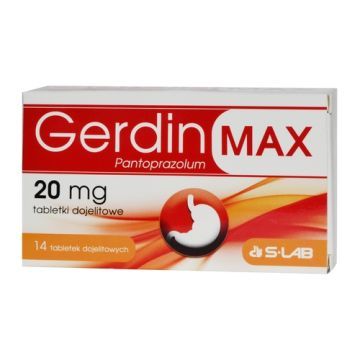 Gerdin Max, 20 mg, tabletki dojelitowe, 14 sztuk