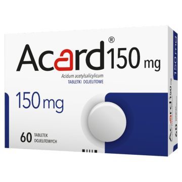 Acard, 150 mg, tabletki dojelitowe, 60 szt.