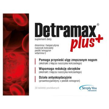 Detramax Plus, tabletki powlekane, 30 szt.