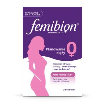 Femibion Planowanie ciąży, tabletki powlekane, 28 szt.