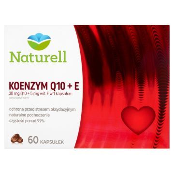 Naturell Koenzym Q10 + E, kapsułki, 60 szt.