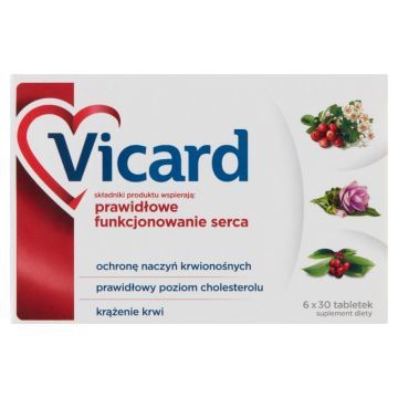 Vicard, tabletki.powlekane, 180 szt.