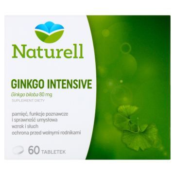 Naturell Gingko Intensive, tabletki, 60 szt.