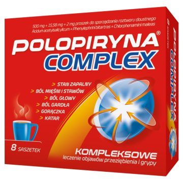Polopiryna Complex, prosz.d/sp.roztw.doustn., 8 sasz.