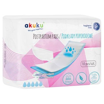 Akuku, podklad poporodowy, A0369, 10 szt