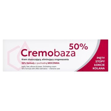 Cremobaza 50%, krem o właściwościach złuszczających, eliminujący zrogowacenia, 30 g