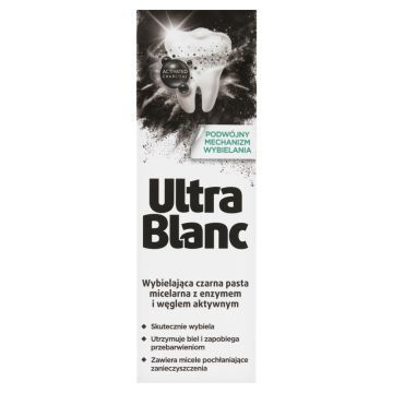 UltraBlanc, wybielająca czarna pasta do zębów z węglem, 75ml