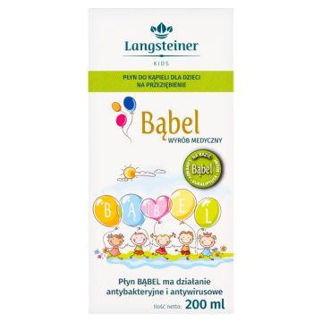 Bąbel, płyn do kąpieli, na przeziębienie dla dzieci, 200 ml