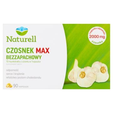 Naturell Czosnek Max Bezzapachowy, kapsułki, 90 szt.